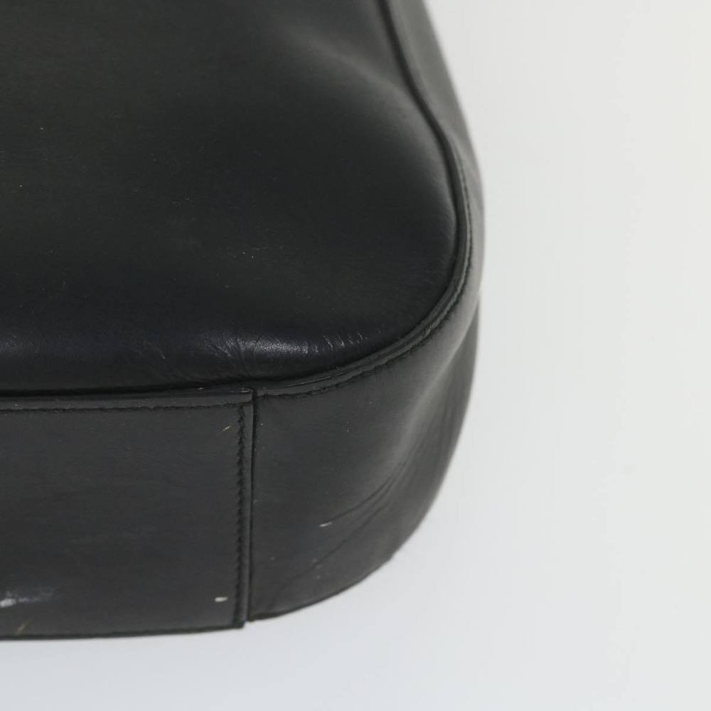 PRADA Shoulder Bag Leather Black Auth 56396 - Picture 9 of 16
